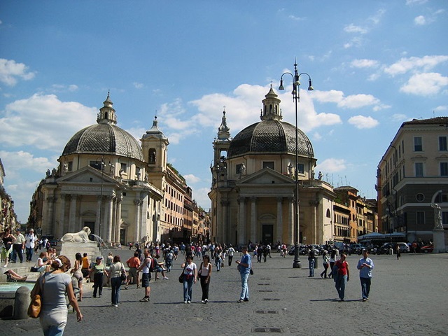 Piazza del popolo, Roma, Italy. Autor: Eugenia & Julian