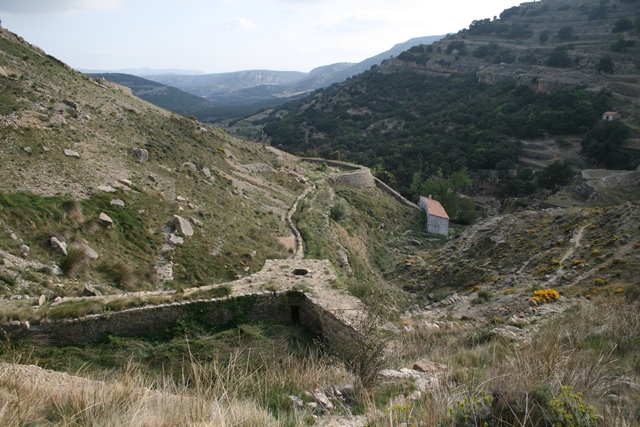 Barranc dels Molins d'Ares-Bassa del Molinet (Arest del Maestrat, Castellón)