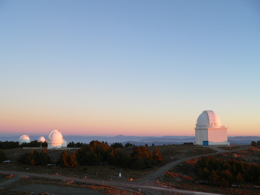 Panorámica del Observatorio de Calar Alto. Fuente: Santos Pedraz (CAHA).