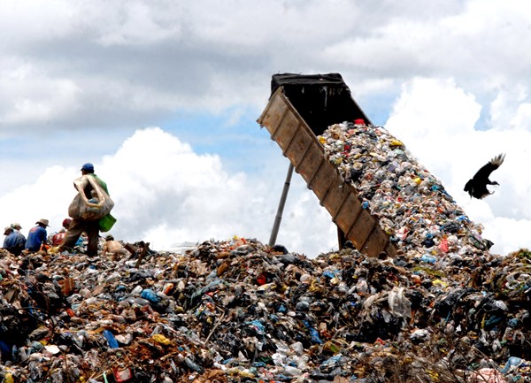 Vertedero de basuras en Brasil