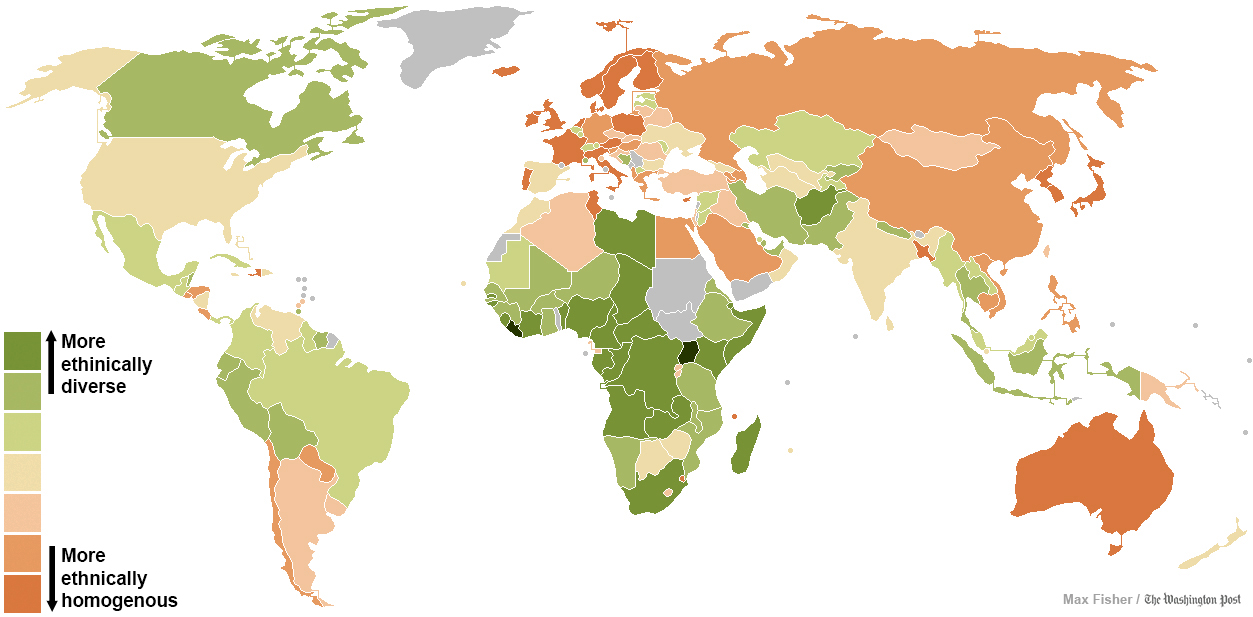 Mapa diversidad Etnica