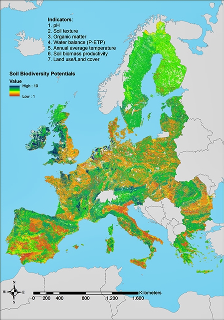 Biodiversidad del suelo en Europa