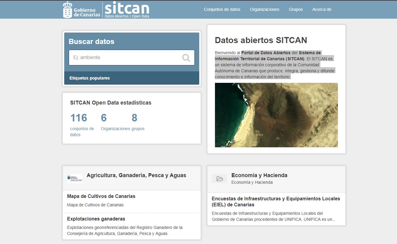 Sistema de Información Territorial de Canarias (SITCAN